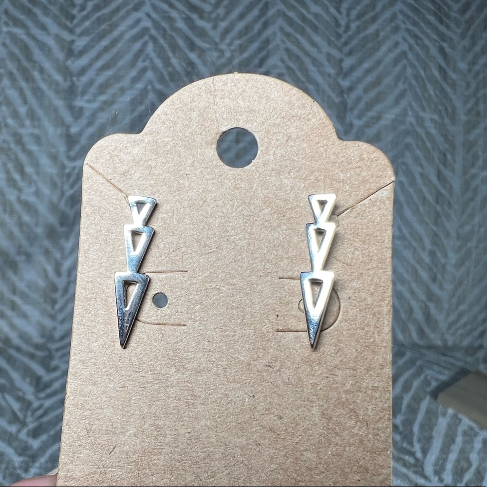 Sterling Silver Ear Climber Earrings